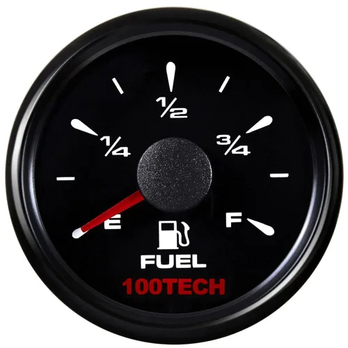 Vista 15 de 100TECH Medidor de Combustible 0-30 ohms Medidor de Nivel de Combustible Marino Impermeable 52mm 2-1/16"" Medidor de Combustible Diesel