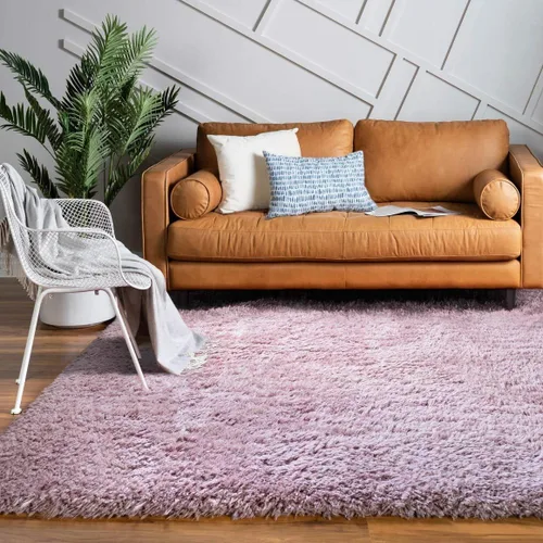 Vista 49 de Rugs.com - Alfombra de la colección Infinity, alfombra de pelo mullido sólida de 2 x 3 pies, color azul Egeo, perfecta para salas de estar