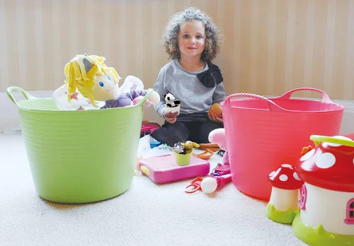 Vista 2 de TUBTRUGS Cubeta Pistacio Flex Tub pequeña Naranja