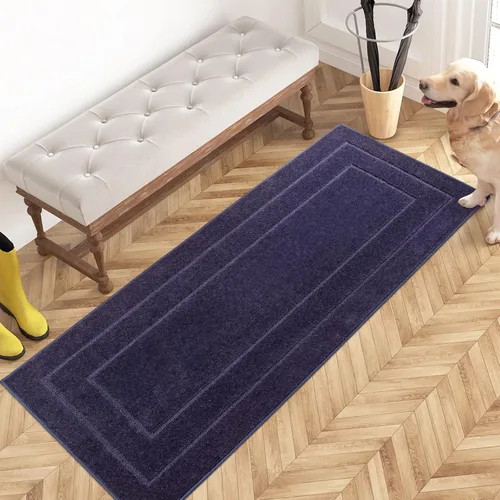Vista 27 de PURRUGS Tapete para puerta que atrapa la suciedad, 20 x 31.5 pulgadas, antideslizante, lavable a máquina, tapete de entrada para perro, tapete