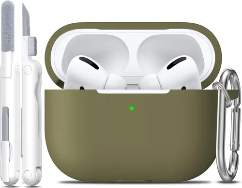 Vista 103 de R-fun for AirPods 2nd/1st Case Silicone Cover, Banana Violet Violeta plátano