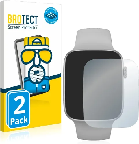 Vista 2 de brotect Protector de pantalla curvado 3D mate, compatible con Vwar DT7 Max Serie 7 (1.772 in) (paquete de 2)