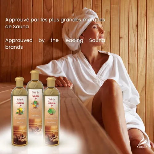 Vista 2 de Camylle - Sauna Fragrance Luxe - Fragancias a base de aceites esenciales puros y naturales para sauna - Energizante con aromas frescos y fascinantes