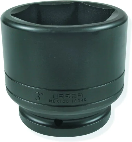 Vista 5 de URREA Enchufe de impacto - 1-1/8" 6 puntos Socket con unidad de 1 pulgada y revestimiento de óxido negro - 10018