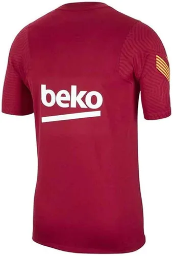 Vista 2 de Nike 2020-2021 Barcelona Entrenamiento Fútbol Camiseta Jersey (Noble Rojo) - Niños, Rojo