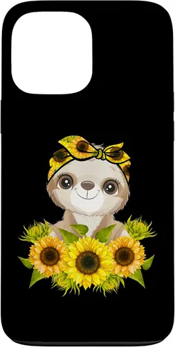Vista 24 de Sunflower Garden Sloth Gardening Case for iPhone 17