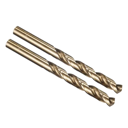 Vista 156 de PATIKIL Broca Jobber de 0.039 in, vástago recto M35 cobalto 5% acero de alta velocidad 135° acabado dorado para metal duro de acero inoxidable - 2