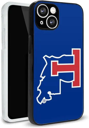 Vista 8 de Louisiana Tech University Bulldogs - Carcasa protectora de goma híbrida para iPhone 12 Pro y 12 de Apple