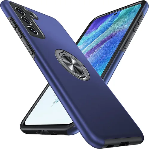 Vista 4 de Anqrp Funda para Samsung Galaxy A53 con soporte de anillo, color negro
