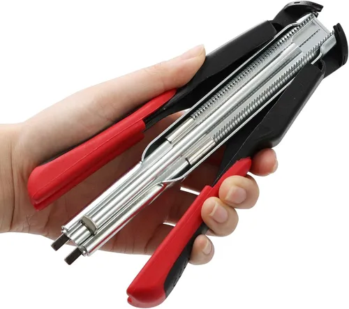 Vista 3 de nomal Kit de alicates de anillo de cerdo con resorte con 2500 piezas de anillos de cerdo automático de esgrima manual, pinza de sujeción