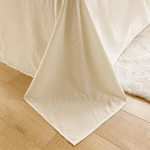 Vista 4 de Bubble Yarn Fabric Soft Skin Friendly Duvet Cover Set Single Double Bedding Set Full Size Breathable Quilt Cover Set with Sheets,Bedding