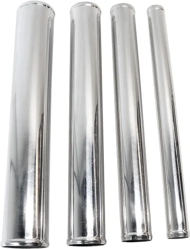 Vista 7 de Tubo de aluminio rectificado en aluminio, OD 1.5 pulgadas (38 mm), longitud de 18.00 pulgadas (457 mm) Tubo de admisión Tubo universal sin costuras