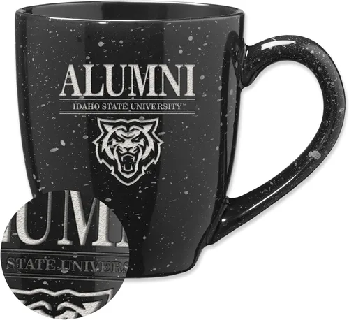 Vista 46 de Rico Industries NCAA Illinois Fighting Illini Alumni - Taza de café de cerámica moteada grabada con láser de 16 onzas