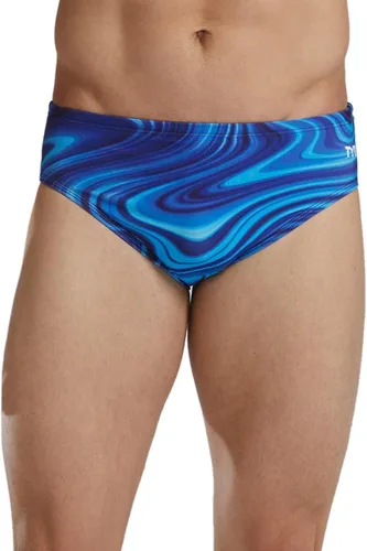 Vista 26 de TYR Men's Durafast Elite Racer Brief Swimsuit Negro