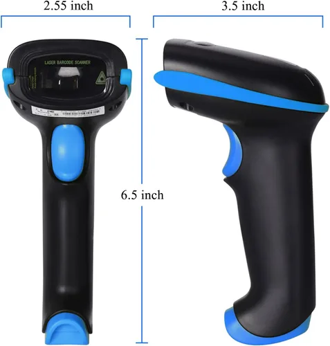 Vista 14 de WoneNice lector de código de barras con cable USB inalámbrico del escáner