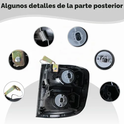 Vista 5 de Luz antiniebla para Mitsubishi Pajero Montero V33 1997-1999 Luz de señal de giro izquierda