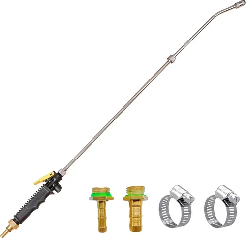 Vista 9 de Varita de 29 Pulgadas para Pulverizador, Varita de Reemplazo para Pulverizador con Barbiques de Latón de 1/4" y 3/8", Varita de Pulverizador
