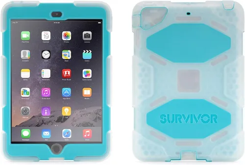 Vista 6 de Griffin Survivor - Funda para iPad Air, color negro y azul