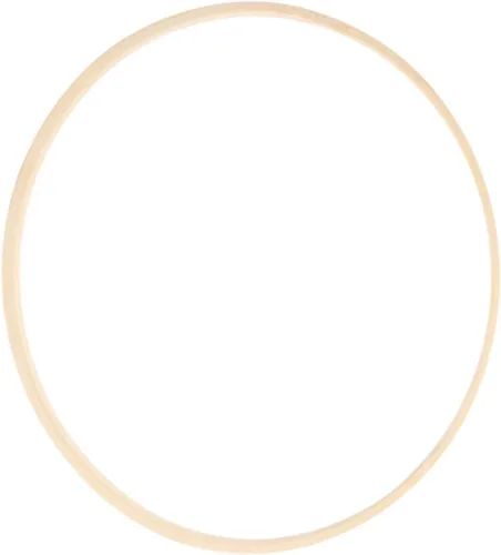 Vista 10 de EXCEART Anillo de macramé de 4.72 pulgadas, material de decoración, aro de madera para atrapasueños, manualidades, marco de corona para fiestas