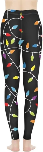 Vista 3 de PZZ BEACH Leggings de yoga de cintura alta Scrunch Booty Pants Ropa atlética Novetly Pattern Fitness Pantalones largos