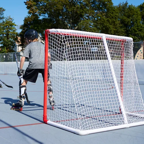 Vista 4 de Franklin Sports Portería de hockey callejero de PVC Innernet - 54" x 44