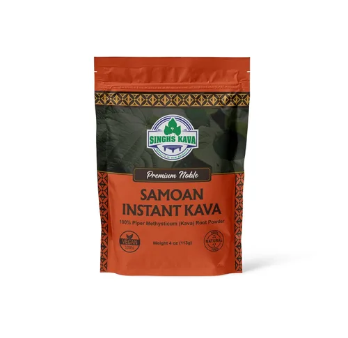 Vista 5 de Polvo de kava instantáneo micronizado, paquete de muestra (4 unidades de 4 onzas)
