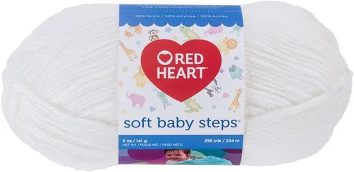Vista 20 de Red Heart Soft Baby Steps madeja de lana, Aqua