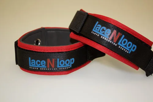 Vista 4 de Lace N Loop Correas (par) - Convertidor de guantes de boxeo con cordones