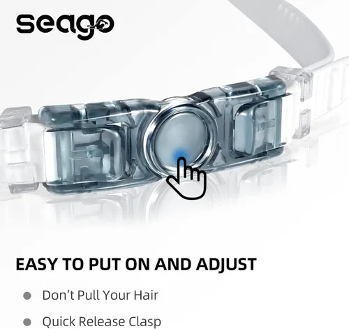 Vista 6 de Seago Swim Goggles Shortsighted Swimming Goggles Anti Fog UV Protection Fit for Adult Men Women Youth