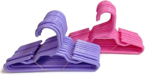 Vista 2 de Perchas para muñecas de 18 pulgadas para ropa de muñecas o ropa para mascotas, ropa para perros pequeños, juego de 24 piezas