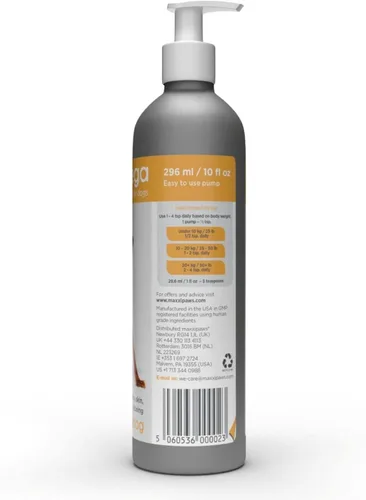 Vista 9 de maxxipaws maxxiomega - Suplemento de aceite Omega 3, 6 y 9, soporte de piel y pelaje para perros, 10 onzas