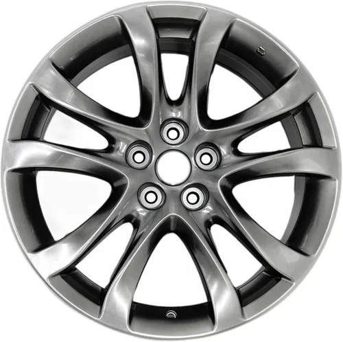 Vista 3 de Para Mazda 6 OEM Design Wheel 19 "19x7.5 2014-2017 Juego de 4 llantas de repuesto de plata hiper oscura