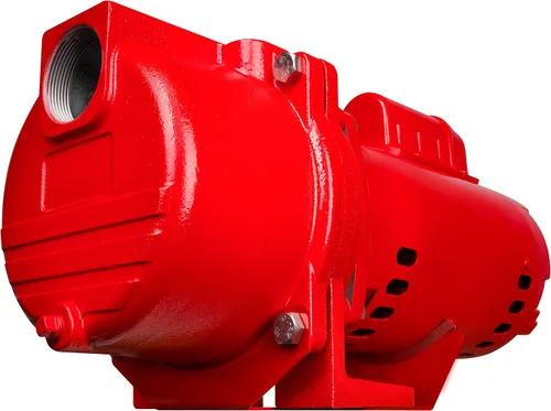 Vista 9 de Red Lion RL-SPRK-200-BR, 230 voltios, 2 HP, 77 GPH, bomba de aspersión/riego con impulsor de latón, roja, 97102002