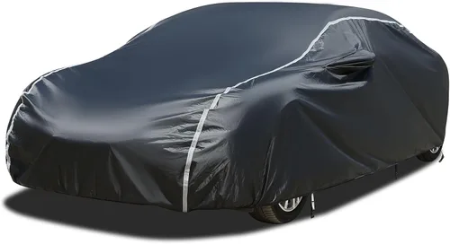 Vista 12 de Coverado - Funda impermeable para todo clima, protección completa, puerta con cremallera, forro de algodón, protección ultravioleta a prueba