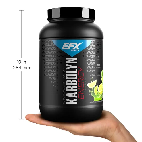 Vista 9 de EFX Sports Karbolyn Energy Polvo de carbohidratos de rendimiento + cafeína Carga de carbohidratos y energiza 250 mg de cafeína Sin azúcar