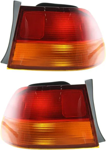 Vista 8 de Para Honda Civic Coupé Conjunto de luz trasera 1999 2000 lado del conductor exterior HO2818110 33551S02A51