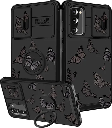 Vista 49 de Funermei para Samsung Galaxy Z Flip 4 Funda - Funda de Teléfono Bonita para Mujeres y Niñas con Mariposas Bonita Estética Femenina Diseño