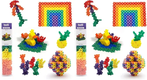Vista 17 de KADU Classic Conjunto Clásico de 250 Piezas – Juguete de Construcción + Edificación STEM/STEAM, para Juego Abierto + Imaginativo Edades 5+