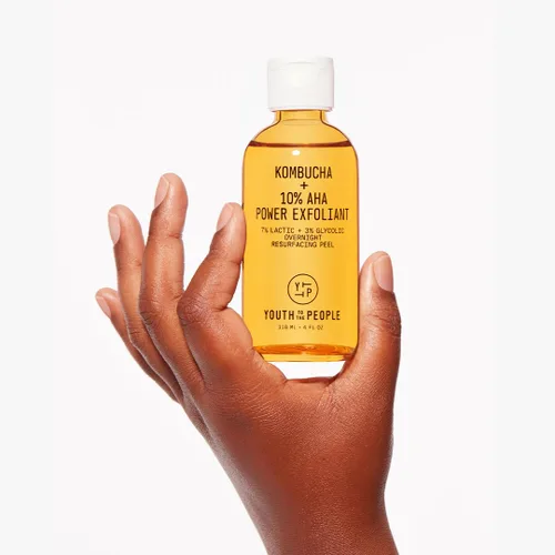 Vista 8 de Youth To The People Kombucha + 10% AHA Power Exfoliant (4 onzas líquidas), exfoliación durante la noche, ayuda a decolorar la decoloración + textura