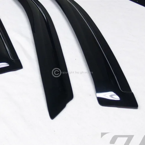 Vista 7 de R&L Racing Deflector de lluvia y viento humo V2 compatible con Honda Civic 2001-2005 4 puertas