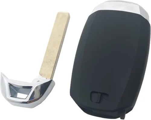 Vista 4 de Funda para llavero Hyundai Palisade de 5 botones de entrada remota sin llave, repuesto (negro)
