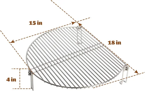 Vista 2 de Dracarys Estante apilable para parrilla de huevo verde grande, acero inoxidable, regalos para amantes de la barbacoa, se adapta a huevos verdes