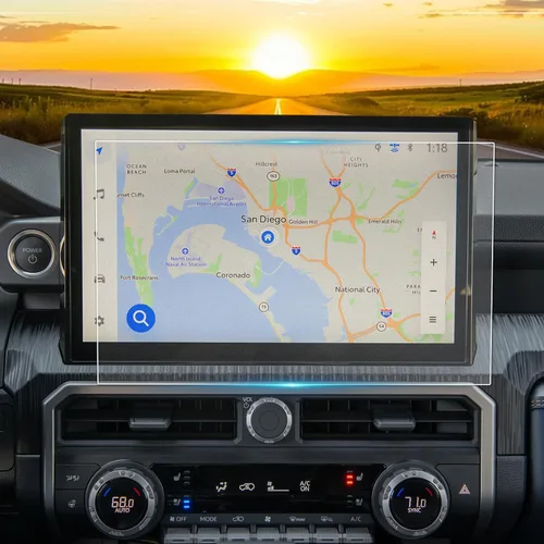 Vista 15 de YEE PIN Protector de pantalla para 2014-2019 4Runner Entune 6.1 pulgadas/2013 BRZ, protector de pantalla táctil de cristal templado para navegación