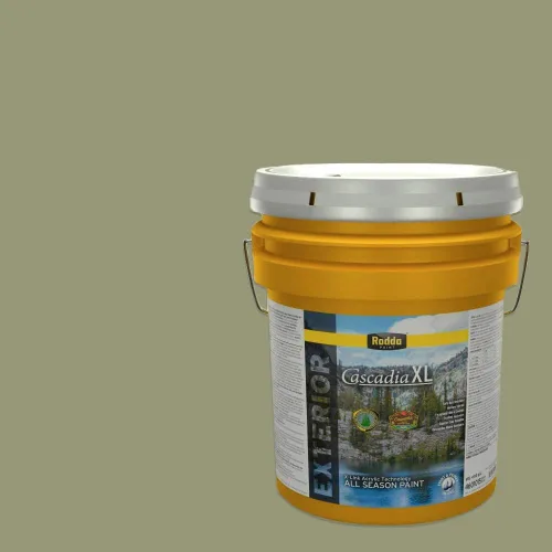 Vista 119 de Rodda Paint CASCADIA XL - Pintura e imprimación satinada para exteriores en uno, cuarto de galón, azul Madonna