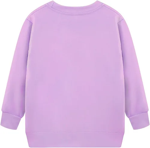 Vista 13 de Sudaderas para niñas pequeñas, cuello redondo, sin botones, de manga larga, para invierno, casual, ropa 2T-7T, Dinosaurio