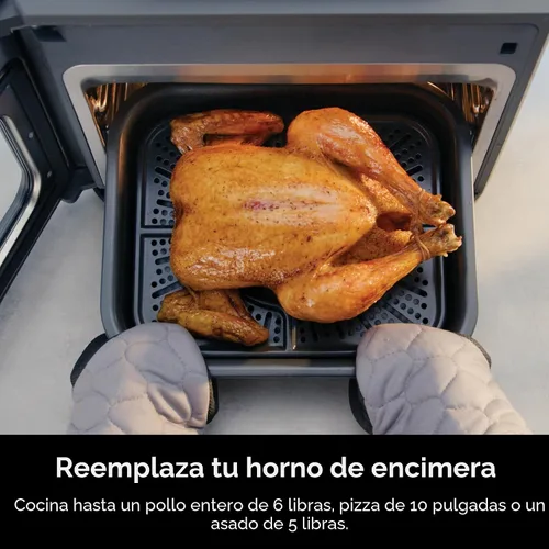 Vista 7 de Ninja® Combi™ Multicocina y freidora de aire todo en uno, acero inoxidable