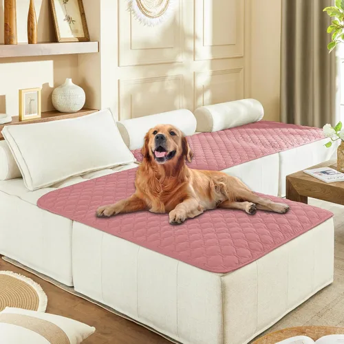 Vista 56 de gogobunny Manta para mascotas 3 veces más resistente, impermeable y a prueba de arañazos; protector de muebles reversible para perros y gatos, funda