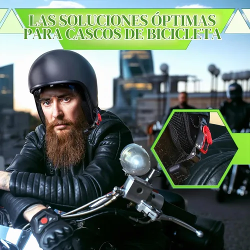 Vista 7 de Kit de hebilla de liberación rápida para casco de motocicleta, correas de hasta 0.77 pulgadas