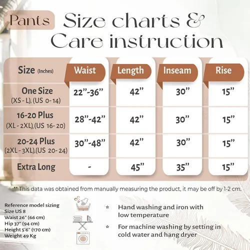 Vista 6 de B BANGKOK PANTS Pantalones harem para mujer, ropa bohemia con bolsillos