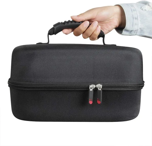 Vista 6 de Hermitshell Estuche rígido de viaje para extractor eléctrico de leche materna Spectra S1 S2 Plus (negro)